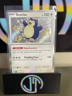 Pokemon TCG : Snorlax PAF EN 202/091 Paldean Fates Baby Shiny Rare NM - Image 2