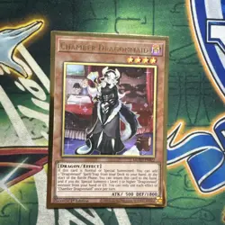 Yugioh! Chamber Dragonmaid MGED-EN022 Gold Rare 1st Edition NM - Image 1