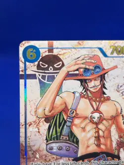 One Piece Carrying On His Will Portgas D Ace OP13-119 Alternate Alt Art SEC NM - Image 3