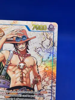 One Piece Carrying On His Will Portgas D Ace OP13-119 Alternate Alt Art SEC NM - Image 4