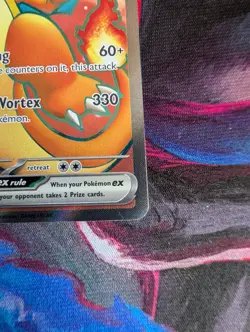 Pokemon TCG Charizard EX Holo Full Art Rare Card 183/165 Scarlet & Violet-151 - Image 2