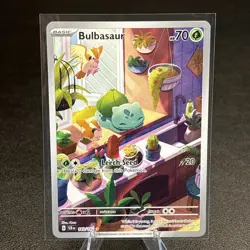 Bulbasaur Stellar Crown Holo Illustration Rare Card 143/142 RAW/UNGRADED - Image 1