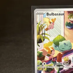 Bulbasaur Stellar Crown Holo Illustration Rare Card 143/142 RAW/UNGRADED - Image 4