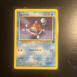 Squirtle 68/82 Common Team Rocket Pokemon Card MP - Image 1