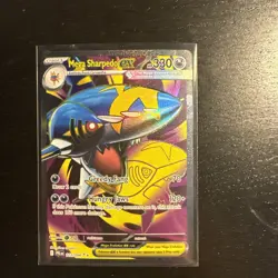 Mega Sharpedo Ex 113/094 Full Art Ultra Rare Pokemon Card Near Mint Condition - Image 1