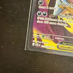 Mega Sharpedo Ex 113/094 Full Art Ultra Rare Pokemon Card Near Mint Condition - Image 5