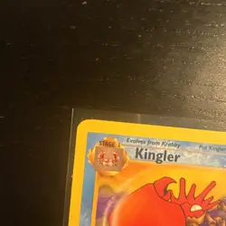 Kingler 38/62 Fossil Set - Uncommon Pokemon Card TCG WOTC - Image 2