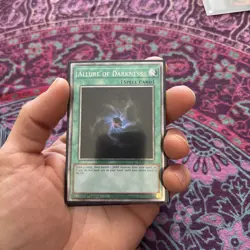 Yu-Gi-Oh Allure of Darkness Platinum Secret Rare Card RA03-EN055 1st Edition - Image 1