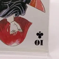 Haman Karn Mobile Suit Gundam Vintage Playing Card Club 10 Japan 1985 Animage - Image 4