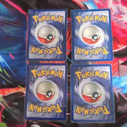 🔥 Old Vintage 1999 Pokemon TCG Card Lot Base Set 2 Vulpix Rhyhorn 9x 🔥 - Image 4