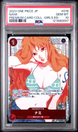 Nami - OP01-016 - PSA 10 - Premium Card Collection Girls - Japanese - Image 1