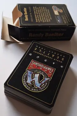MTG lot 61 MAGIC the GATHERING world championship SEATTLE 1998 Randy BUELHER box - Image 2