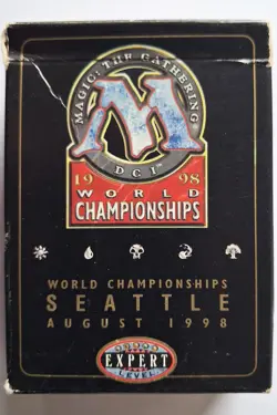 MTG lot 61 MAGIC the GATHERING world championship SEATTLE 1998 Randy BUELHER box - Image 5