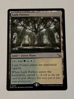MTG Lush Portico - Murders At Karlov Manor LP - Image 1