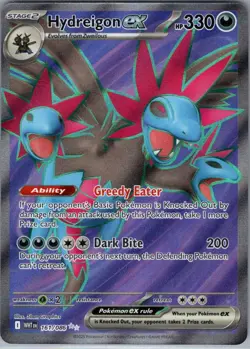Hydreigon ex 161/086 SV: White Flare - Pokemon Card - NM - Image 1