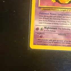 Pokemon Drowzee TCG Team Rocket WOTC Vintage Card 54/82 NM - Image 5