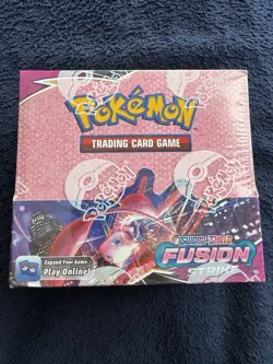 Pokemon Sword & Shield: Fusion Strike Booster Box "Case Fresh" In Acrylic Case - Image 2