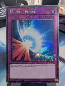 YuGiOh! Mirror Force RA03-EN093 Platinum Rare 1st Ed - Image 1