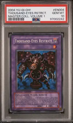 PSA 10 2004 Thousand-Eyes Restrict Limited Edition Holo MC1-EN004 Yu-Gi-Oh! - Image 1