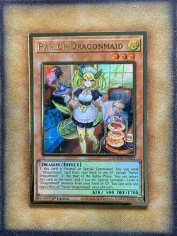 Yugioh Parlor Dragonmaid MAGO-EN023 Gold Rare 1st Ed NM - Image 1