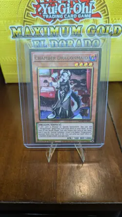 Yugioh! Chamber Dragonmaid MGED-EN022 Gold Rare 1st Edition NM - Image 1