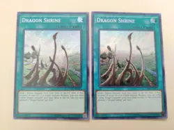 2x Yugioh! Dragon Shrine LCKC-EN075 Secret Rare NM - Image 1