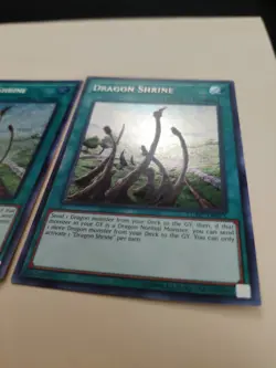 2x Yugioh! Dragon Shrine LCKC-EN075 Secret Rare NM - Image 3