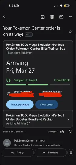 Pokemon TCG Perfect Order Pokemon Center ETB New Factory Sealed - Image 2
