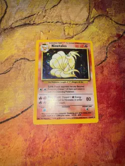 Ninetales WOTC Holo MP – Vintage Pokemon Card 1999 Base Set - Image 2