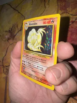 Ninetales WOTC Holo MP – Vintage Pokemon Card 1999 Base Set - Image 3