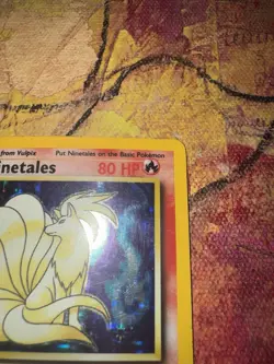 Ninetales WOTC Holo MP – Vintage Pokemon Card 1999 Base Set - Image 4
