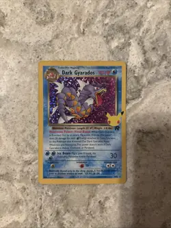 Pokemon Dark Gyarados TCG #8/82 Celebrations Card NM Condition - Image 1