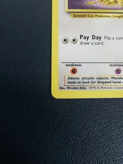 Pokemon Card Meowth 80/130 Base Set 2 Common WOTC - Image 4