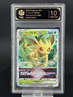 Pokemon Cards JPN. Leafeon VSTAR RRR 012/172 S12a. TOC 10 (SAME AS PSA 10) - Image 1
