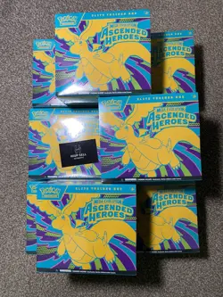 9x Pokemon TCG: Mega Evolution—Ascended Heroes Elite Trainer Box ETB - Sealed - Image 1