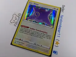 Ditto HOLO RARE card 107/159 Sword & Shield Crown Zenith 2023 Pokemon TCG - Image 4