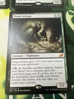 Mtg Fiend Artisan Ikoria: Lair of Behemoths Regular x4 Playset - Image 4