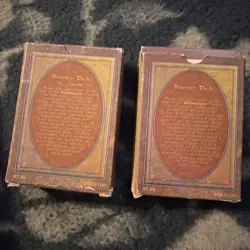 2x MTG Revised Empty Starter Deck Box Magic The Gathering Deck Boxes - Image 1