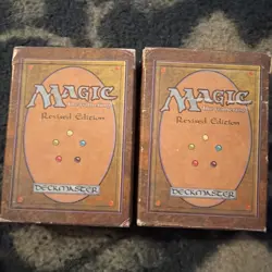 2x MTG Revised Empty Starter Deck Box Magic The Gathering Deck Boxes - Image 2