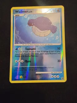 Pokemon Card Wailmer 58/106 Reverse Holo Great Encounters - NM! - Image 1