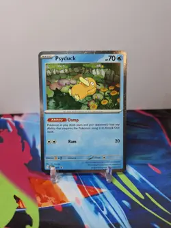 2025 Pokemon TCG Psyduck MEP 007 Cosmo Holo Blackstar Promo - Image 1