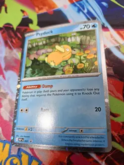 2025 Pokemon TCG Psyduck MEP 007 Cosmo Holo Blackstar Promo - Image 3