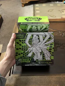 ✅ Pokemon TCG Perfect Order Pokemon Center Elite Trainer Box ETB IN HAND - Image 1