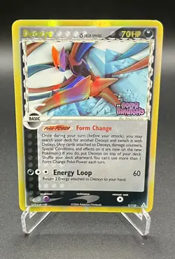 Pokemon Deoxys 3/110 - Stamped Reverse Holo Rare - EX Holon Phantoms 2006 - LP - Image 1