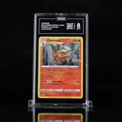 2022 Pokemon Sword & Shield Pokemon Go Charizard Holo #010/078 TAG 8 - Image 1