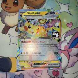 Pikachu EX 057/191 Play! Pokemon League Stamp Promo Prize Pack 7 Near Mint - Image 1