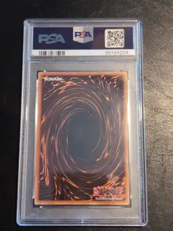 Yu-Gi-Oh! SECRET RARE TRI-HORNED DRAGON LOB-000 2002 VINTAGE PSA 10 GEM MT - Image 2