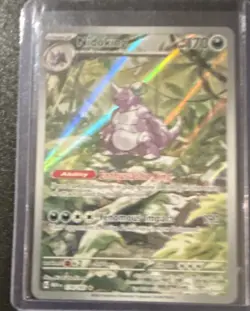 Pokemon TCG - Nidoking, Team Rocket Nidoking SIR & 151 - Holo English 2 Card Lot - Image 5