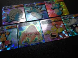 Pokemon GB Pocket Mini Card Prism Holo x7 Omastar Seadra etc #6282 - Image 3