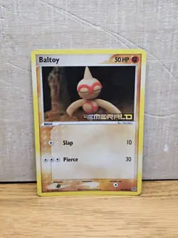 Baltoy 43/106 EX Emerald Reverse Holo Stamped Pokemon Card TCG - Image 1